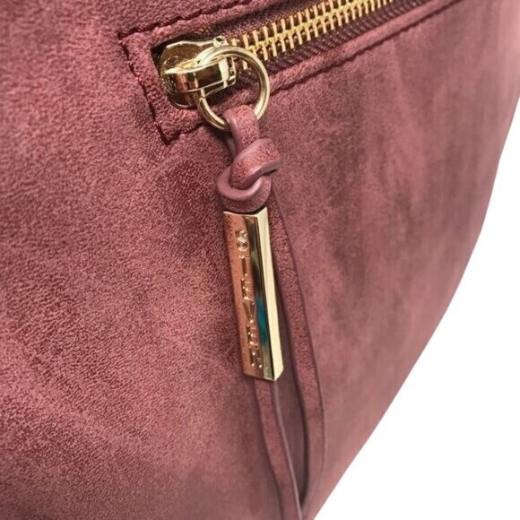 Steven by Steve Madden Jonah Tassel Bag Boho-Chic Mauve Shoulder Bag Gold Stud - Picture 9 of 16